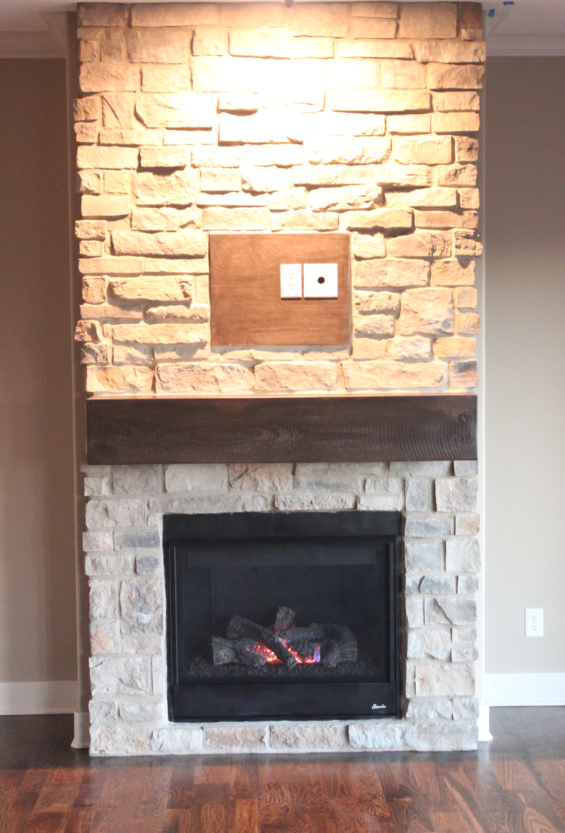 THE KALLMEYER - 2 STORY - STONE FIREPLACE