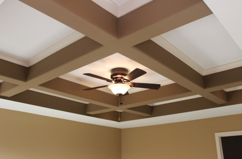THE KALLMEYER - 2 STORY - MASTER CEILING - BEAMED AND COVE MOULDING 